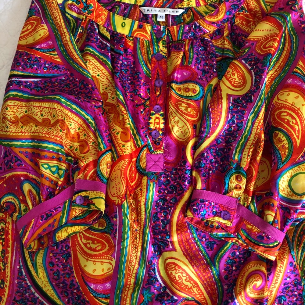 Trina Turk silk blouse